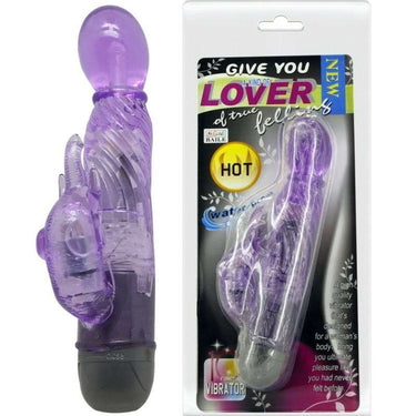 Vibratore coniglio con doppio motore, stimolazione intensa e 10 vibrazioni